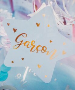 Alternative view of Décoration de table Gender Reveal "Fille ou Garçon ?" - Lot de 6 pièces