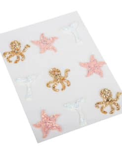 79583 9 STICKERS SIRENE PIEUVRE ETOILE QUEUE DE SIRENE
