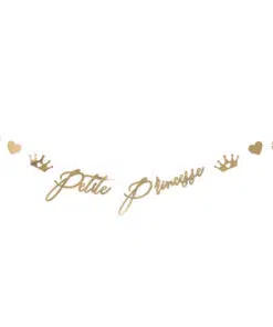 79693 GUIRLANDE PETITE PRINCESSE METAL OR