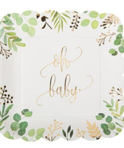 assiette oh baby decoration champêtreoh baby