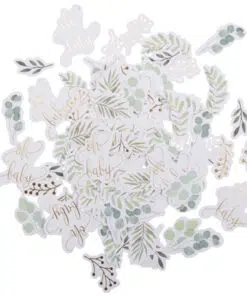 confettis de table baptême oh baby