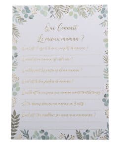 carte jeu oh baby qui connait le mieux maman