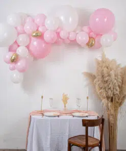 91504 Kit arche de 57 ballons BabyPink b