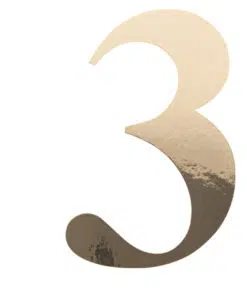 91514 STICKER CHIFFRE 3 OR