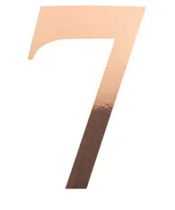 91528 STICKER CHIFFRE 7 ROSE GOLD