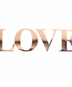 91551 STICKERS LOVE ROSE GOLD