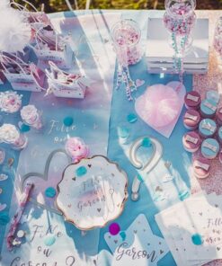 Assiette gender Reveal fille ou garcon 79140