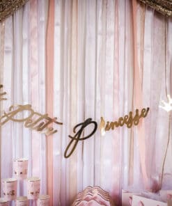 decoration baptême princesse