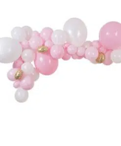Kit arche de 57 ballons BabyPink 91504