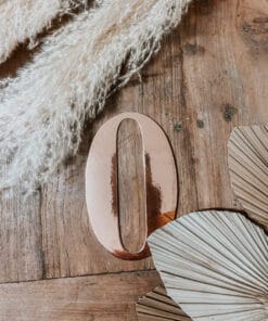 STICKER CHIFFRE 0 ROSE GOLD 91521