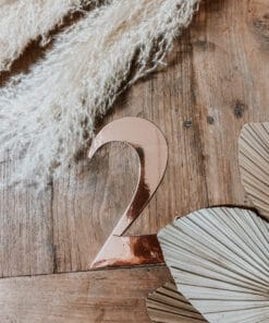 STICKER CHIFFRE 2 ROSE GOLD 91523