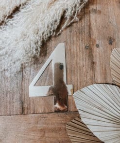 STICKER CHIFFRE 4 OR 91515