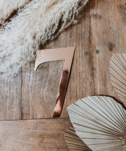 91528 STICKER CHIFFRE 7 ROSE GOLD