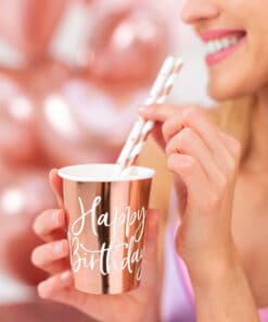 Gobelet anniversaire rose gold