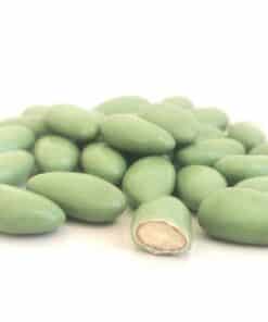 dragées amande vert eucalyptus