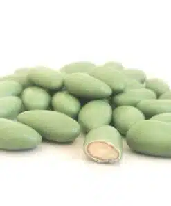 dragées amande vert eucalyptus