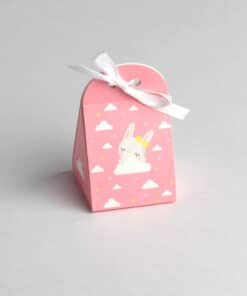 contenant a dragée iris lapin blanc et rose - 2090.24