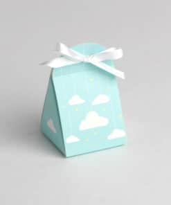 contenant a dragée nuage vert d'eau