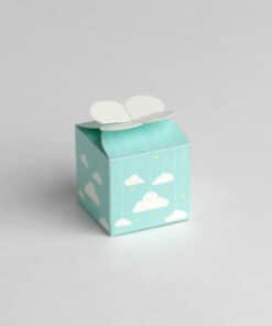 contenant à dragée nuage vert d'eau - 2091.65