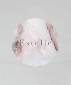 Étiquette autocollante Marbré Rose