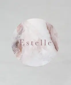 Étiquette autocollante Marbré Rose