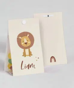 Boite à dragées Blanc Lion