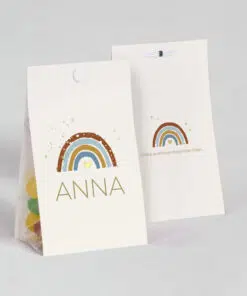 Boite à dragées personnalisé Boite à dragées Nude Arc en Ciel
