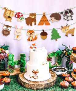 Décoration anniversaire Forêt Fille