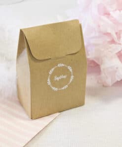 Etiquettes autocollantes "baptême" blanc