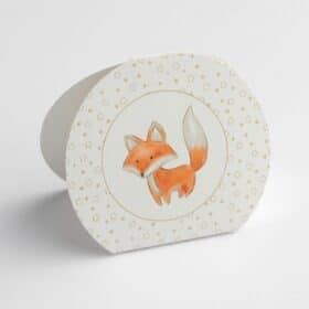 Contenant à dragée Renard Blanc - S1963.11