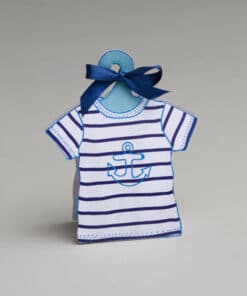 Contenant à dragée T-shirt Marine - STSH112MA