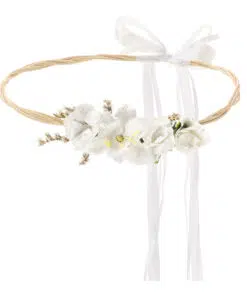 accessoire couronne fleuri cheveux
