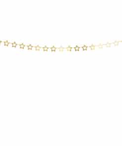 guirlande avec etoile or dorée