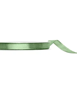 ruban satin vert eucalyptus 6mm