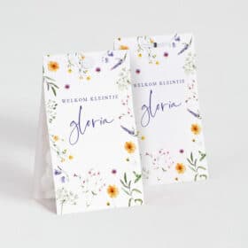 Contenant à dragées Fleurs des champs