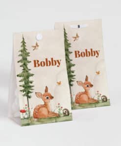 Contenant à dragées Animaux de la forêt