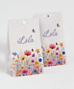 Contenant à dragées Fleurs sauvages