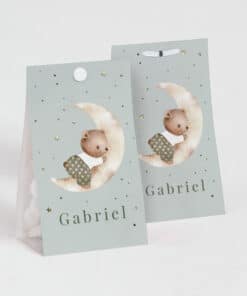 contenant a dragees petit ourson sur la lune