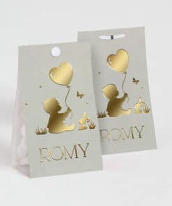 Contenant à dragées Silhouette bébé