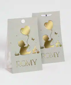 Contenant à dragées Silhouette bébé