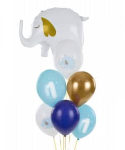 Kit de 6 ballons - 1er Anniversaire - Garçon