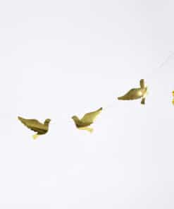 guirlande colombe or doré