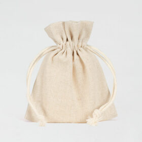 Pochon en tissu Beige