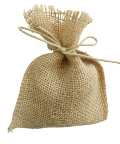 Sac en jute avec cordelette