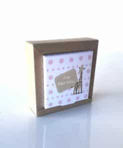 boite à dragées girafe rose