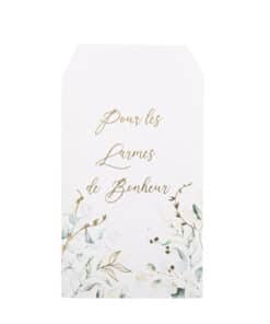 Pochette à mouchoir "Pour les larmes de bonheur"
