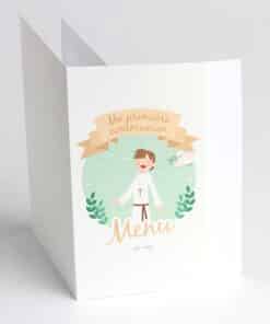 menu ma première communion garçon