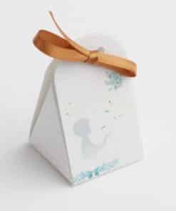 boite iris communion Garçon avec colombe