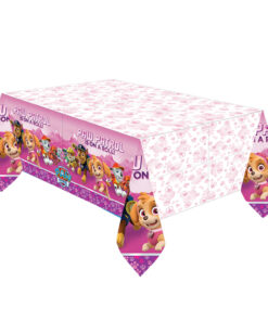 Nappe anniversaire Pat'Patrouille rose