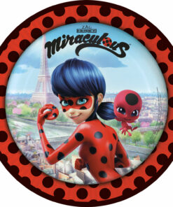 décoration anniversaire Miraculous Assiette carton anniversaire Miraculous Ladybug
